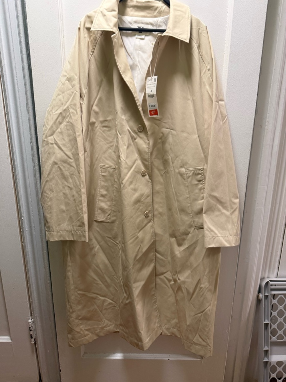 Zara Beige Trench Coat
